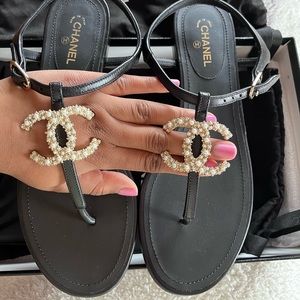 Authentic Chanel sandals